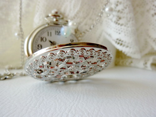 Romantické vintage Hodinky s opálem — foto 6