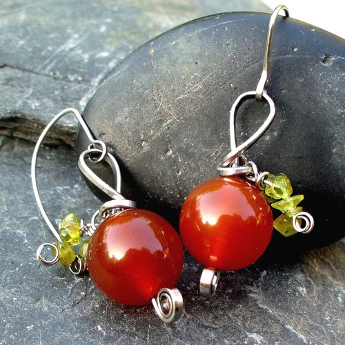 Náušnice - Od květinové víly — foto 5
