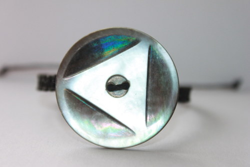 Náramek shamballa/makramé — foto 2