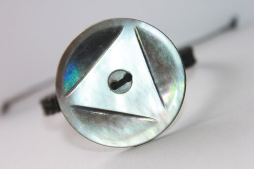 Náramek shamballa/makramé — foto 3