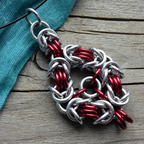 Slza - byzantine red & silver — foto 2