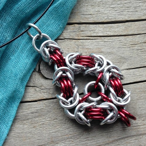 Slza - byzantine red & silver — foto 3