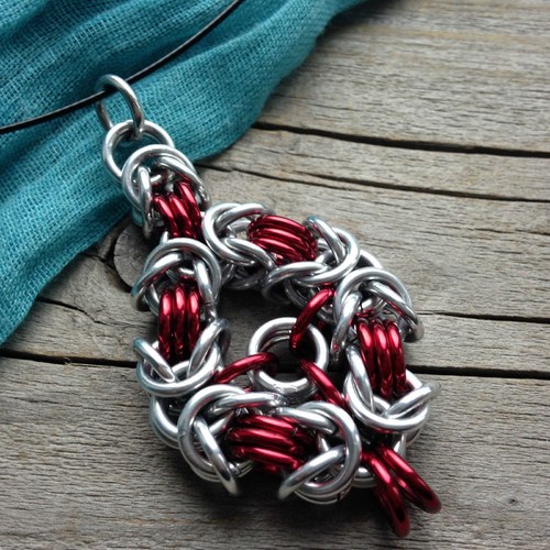 Slza - byzantine red & silver — foto 4