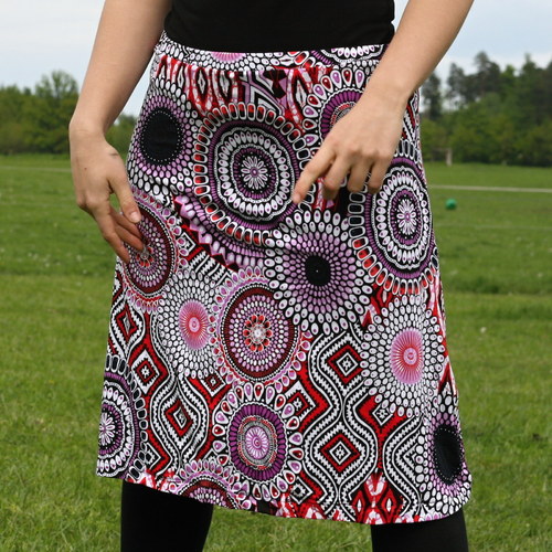 Sukně do áčka - psychadellic — foto 3