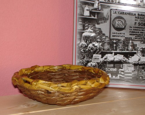 Pletená miska na cokoli — foto 2