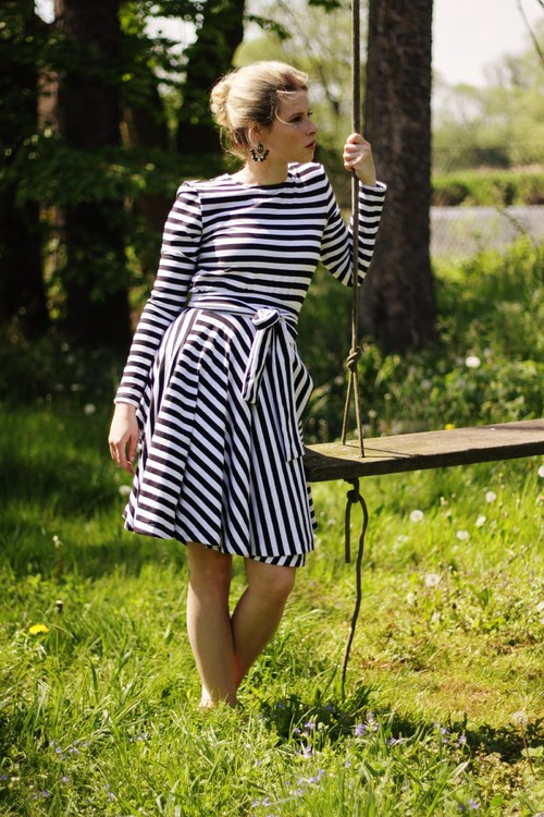 Sukně ALENKA, černobílá — foto 2