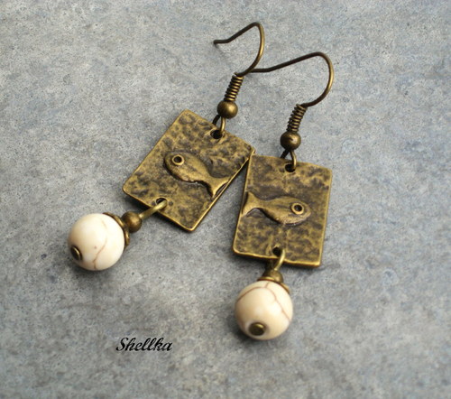 Náušnice ,,RYBIČKOVÉ,, — foto 3