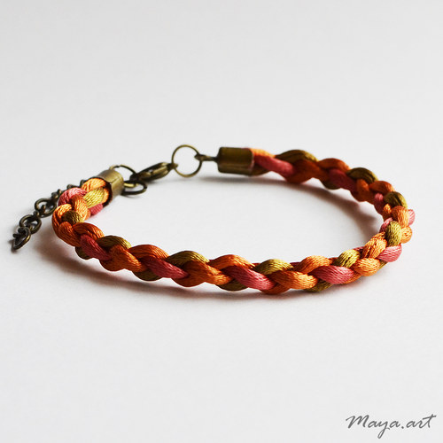 Oranžový náramek "SIMPLE BRACELET" — foto 2
