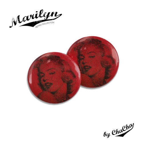 Marilyn Monroe - náušnice pecky — foto 2