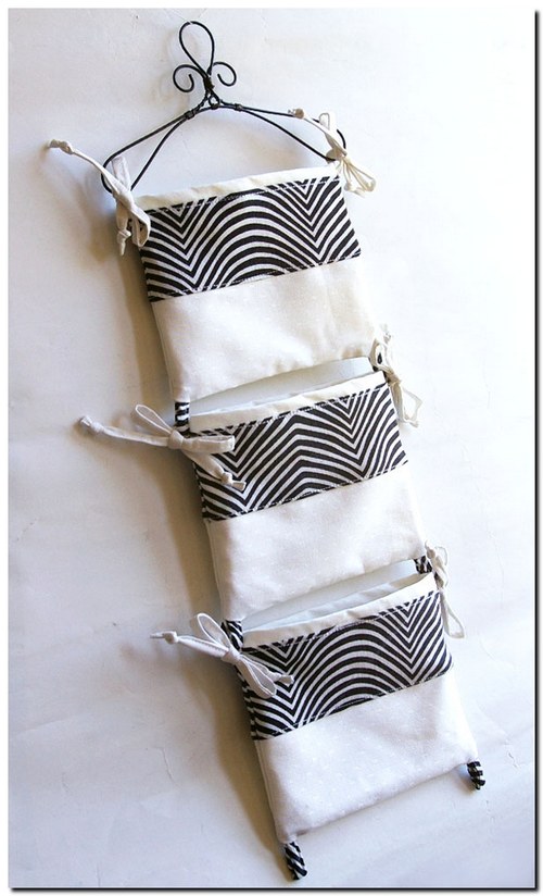 Trojdílný kapsář - Bílá + zebra — foto 2