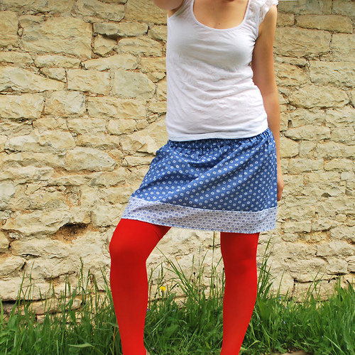 Sukýnka - modrá obloha — foto 5