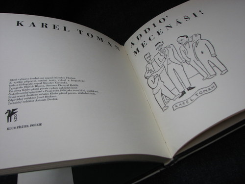 Addio mecenáši!...Karel Toman — foto 3