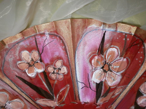 Luxusní vějíř - Red breeze — foto 3