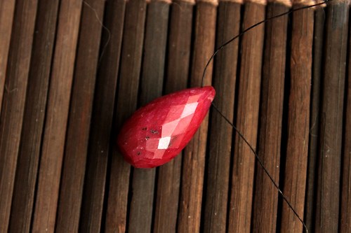 Rubín brioletka 10x18mm — foto 6