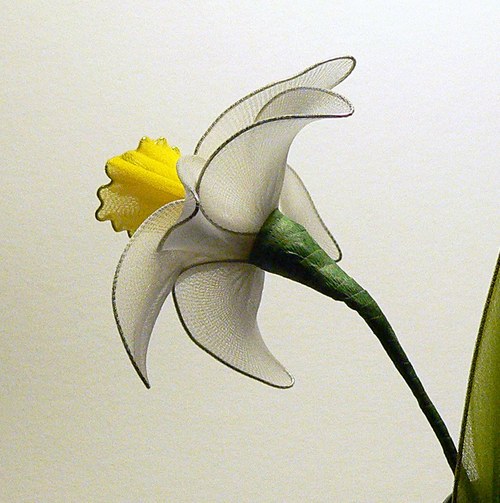 Narcis - nylonový květ — foto 3
