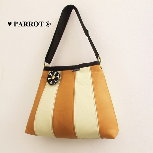 Kožená - SOLOMON BAG - NATUR - PARROT® — foto 3
