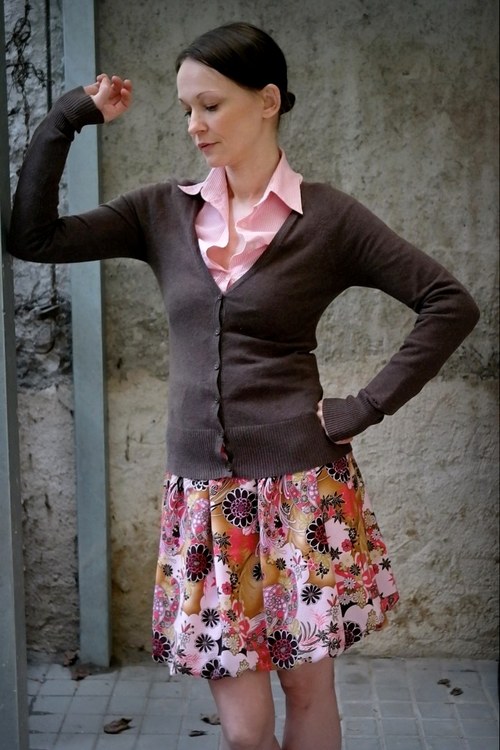 Balonová sukně...gypsy red — foto 5