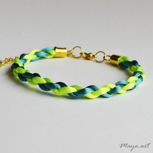 Zelenotyrkysový náramek "SIMPLE BRACELET" — foto 2