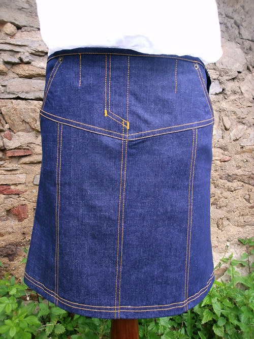 Denim sukně - "Classic" — foto 3