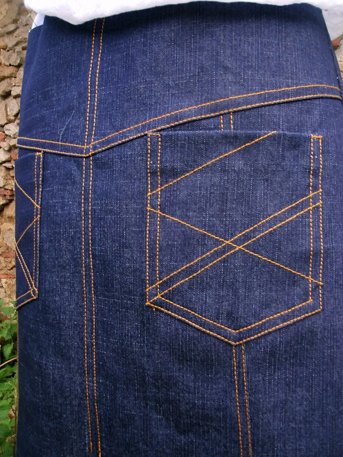 Denim sukně - "Classic" — foto 2