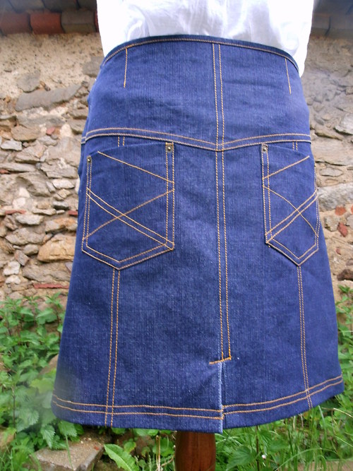 Denim sukně - "Classic" — foto 4