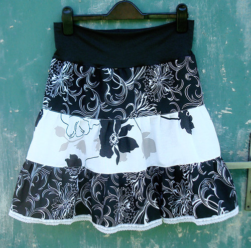 Black and white skirt — foto 2