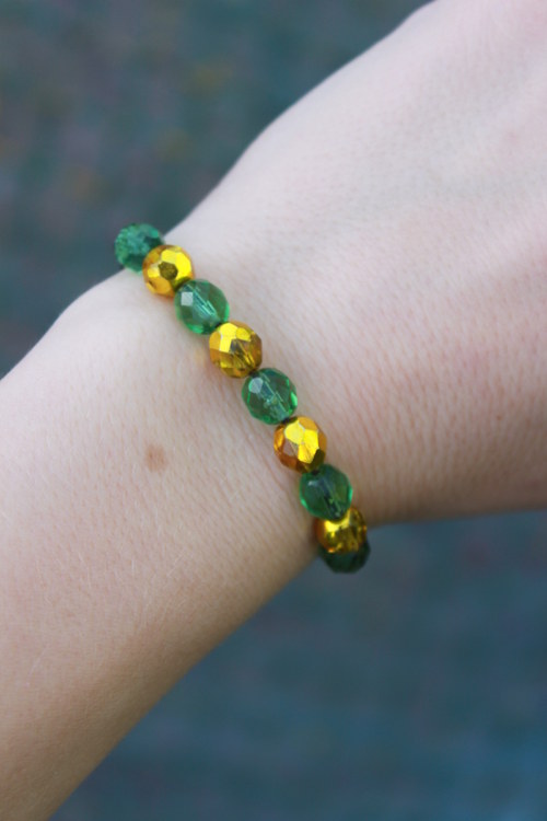 Náramek makramé/shamballa — foto 3