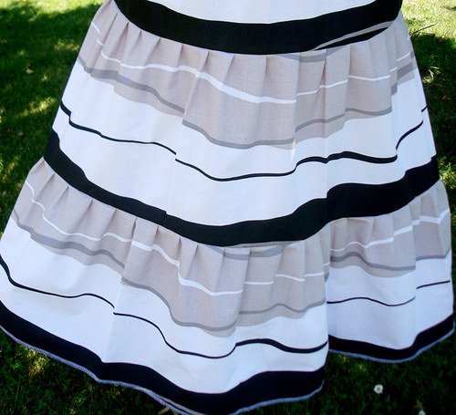 White and latté long skirt — foto 3