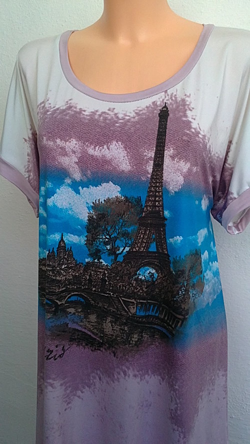 Tričko-tyrkys Paris — foto 4