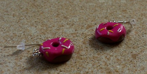 Náušnice donuty — foto 2