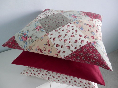 Sada polštářků - falešný patchwork — foto 4