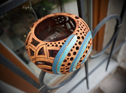 Lampa "Modrá spirála" — foto 4