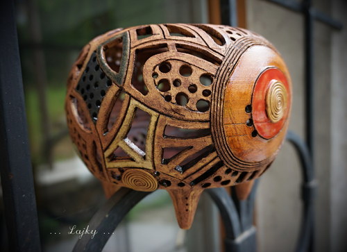 Lampa "Modrá spirála" — foto 6