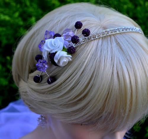 Čelenka do vlasů Shamballa Violet — foto 6