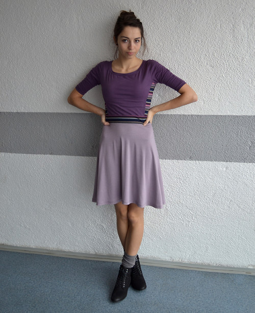 Šaty Farrago Purple — foto 5