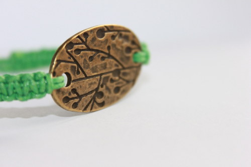 Blíž k přírodě.. Náramek makramé/shamballa — foto 2