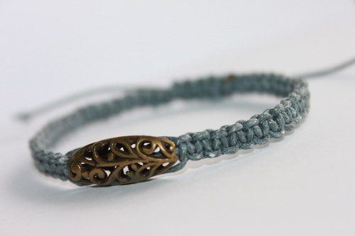 Náramek makramé/shamballa — foto 3