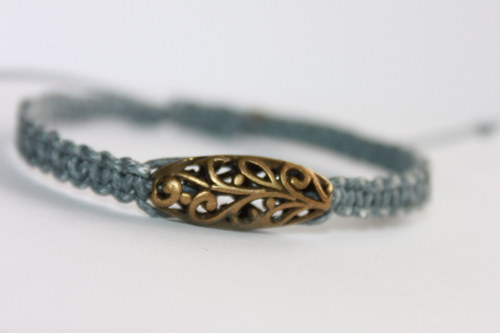 Náramek makramé/shamballa — foto 4