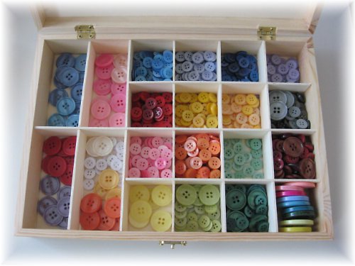 Barevné knoflíčky MIX - 50 ks — foto 2