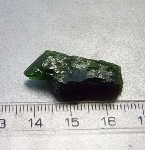 Chromdiopsid surový - D929 — foto 4