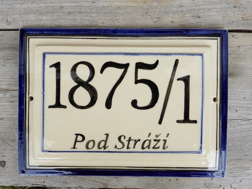 Keramické domovní číslo — foto 3