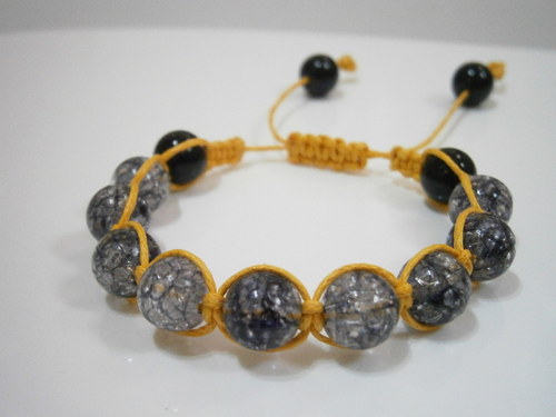 Náramek Shamballa (makramé) — foto 2