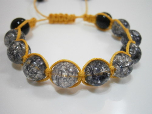 Náramek Shamballa (makramé) — foto 3