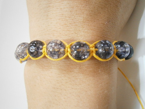 Náramek Shamballa (makramé) — foto 4