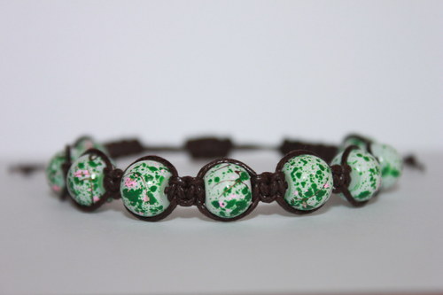 Náramek makramé/shamballa — foto 3