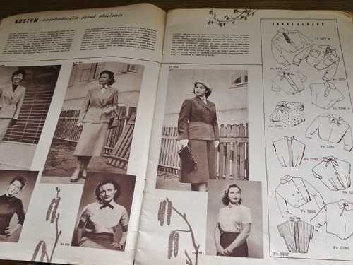 Móda, textil ... 2/1952 ... slovensky — foto 3