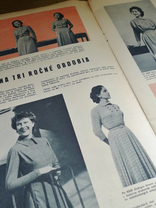 Móda, textil ... 2/1952 ... slovensky — foto 5