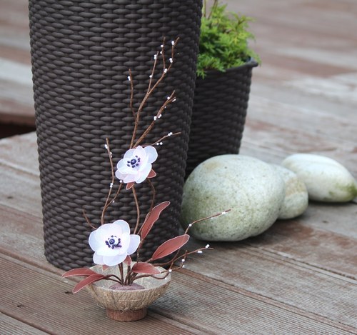 Nylon flowers "Dva v kokosu" — foto 2