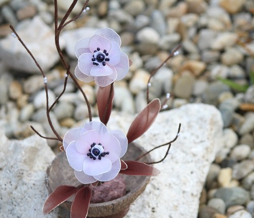 Nylon flowers "Dva v kokosu" — foto 4