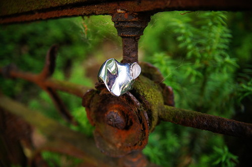 Nerezový prsten ....." Silver moon " — foto 4